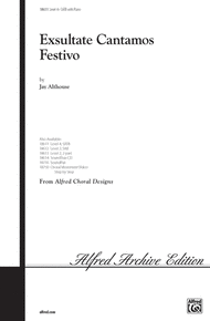 Exsultate Cantamos Festivo Sheet Music by Jay Althouse
