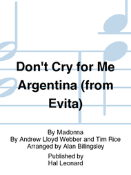 Don't Cry for Me Argentina (from Evita) Sheet Music by Madonna