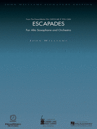 Escapades (for Alto Saxophone and Orchestra) - Deluxe Score Sheet Music by John Williams