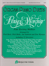 Praise & Worship Organ-Piano Duets Sheet Music by Dick Bolks