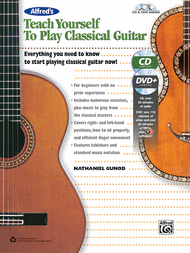 Alfred's Teach Yourself to Play Classical Guitar Sheet Music by Nathaniel Gunod