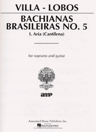 Bachianas Brasileiras No. 5 -  Aria Sheet Music by Heitor Villa-Lobos