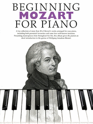 Beginning Mozart for Piano Sheet Music by Wolfgang Amadeus Mozart