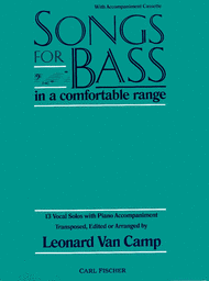 Songs For Bass in A Comfortable Range Sheet Music by Anonymous