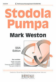Stodola Pumpa Sheet Music by Mark Weston