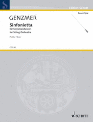 Sinfonietta GeWV 106 Sheet Music by Harald Genzmer