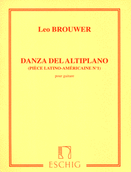 Danza del Altiplano Sheet Music by Leo Brouwer