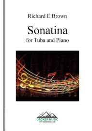 Sonatina for Tuba and Piano Sheet Music by Richard E Brown