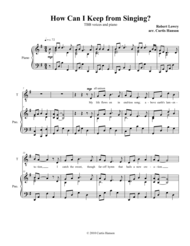 How Can I Keep from Singing? (TBB) Sheet Music by Robert Lowry