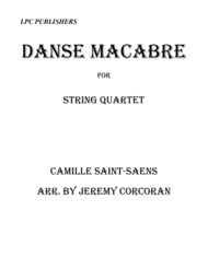 Danse Macabre for String Quartet Sheet Music by Camille Saint-Saens