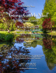 Georgia on My Mind (for String Quartet) Sheet Music by Ray Charles