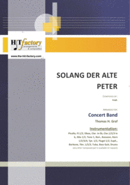 Solang der alte Peter - Munich City anthem - Oktoberfest - Concert Band Sheet Music by trad