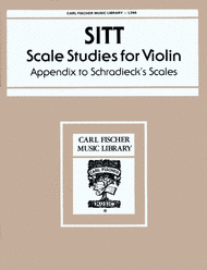 Scale Studies For Violin Sheet Music by Hans Sitt