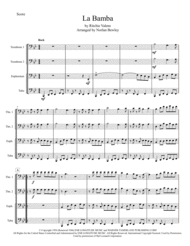 La Bamba - Low Brass Quartet Sheet Music by Ritchie Valens