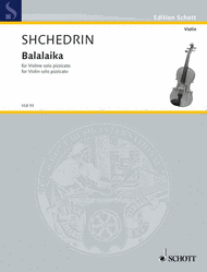 Balalaika Sheet Music by Rodion Shchedrin