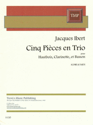 5 Pieces en Trio Sheet Music by Jacques-Francois Ibert