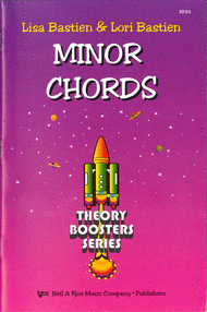 Bastien Theory Boosters: Minor Chords Sheet Music by Lori Bastien