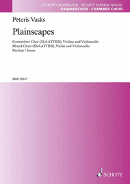 Plainscapes Sheet Music by Peteris Vasks