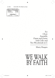We Walk By Faith Sheet Music by Marty Haugen