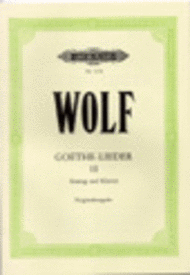 Goethe-Lieder: 51 Songs Vol. 3 Sheet Music by Hugo Wolf