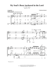 My Soul's Been Anchored In De Lord Sheet Music by Moses Hogan