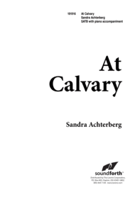 At Calvary Sheet Music by Sandra Achterberg