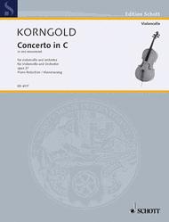 Concerto in C op. 37 Sheet Music by Erich Wolfgang Korngold