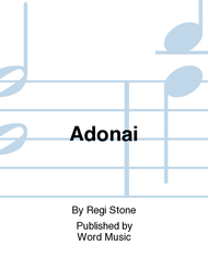 Adonai Sheet Music by Regi Stone