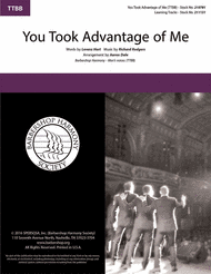 You Took Advantage of Me Sheet Music by Richard Rodgers