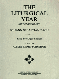 The Liturgical Year Sheet Music by Johann Sebastian Bach
