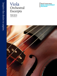 Viola Series: Viola Orchestral Excerpts Sheet Music by The Royal Conservatory Music Development Program