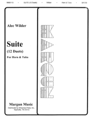 12 Duets for Horn and Tuba Sheet Music by Alec Wilder