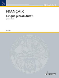 Cinque piccoli duetti Sheet Music by Jean Francaix