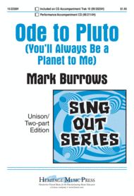 Ode to Pluto Sheet Music by Mark Burrows