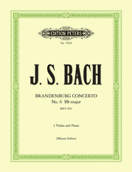 Brandenburg Concerto No. 6 in Bb BWV 1051 Sheet Music by Johann Sebastian Bach