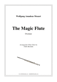 The Magic Flute - Overture for Flute Choir Sheet Music by Wolfgang Amadeus Mozart