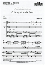 O Be Joyful in the Lord Sheet Music by John Rutter