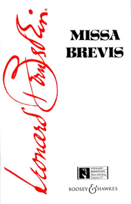 Missa Brevis Sheet Music by Leonard Bernstein
