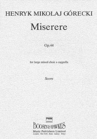 Miserere Op.44 Sheet Music by Henryk Mikolaj Gorecki