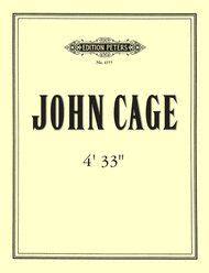 4' 33" Sheet Music by John Cage