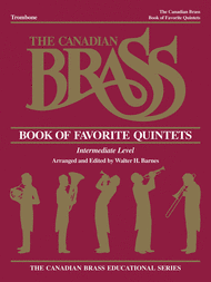 Canadian Brass Book Of Favorite Quintets - Trombone Sheet Music by The Canadian Brass
