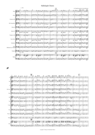 Hallelujah Chorus for School Concert Band Sheet Music by G.F Handel