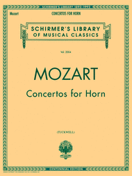 Concertos For Horn - French Horn/Piano Sheet Music by Wolfgang Amadeus Mozart