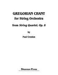 Gregorian Chant for String Orchestra Sheet Music by K Titarenko