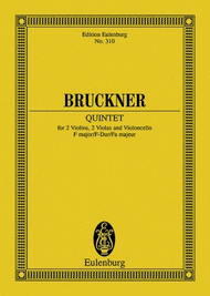 String Quintet F major Sheet Music by Anton Bruckner