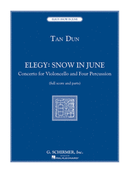 Elegy: Snow in June Sheet Music by Tan Dun