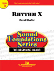Rhythm X Sheet Music by David Shaffer