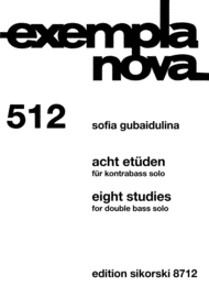 Eight Studies [Acht Etuden] Sheet Music by Sofia Gubaidulina