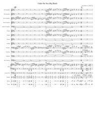Under The Sea (Big Band) Sheet Music by Alan Menken