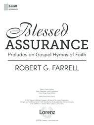 Blessed Assurance Sheet Music by Robert G Farrell